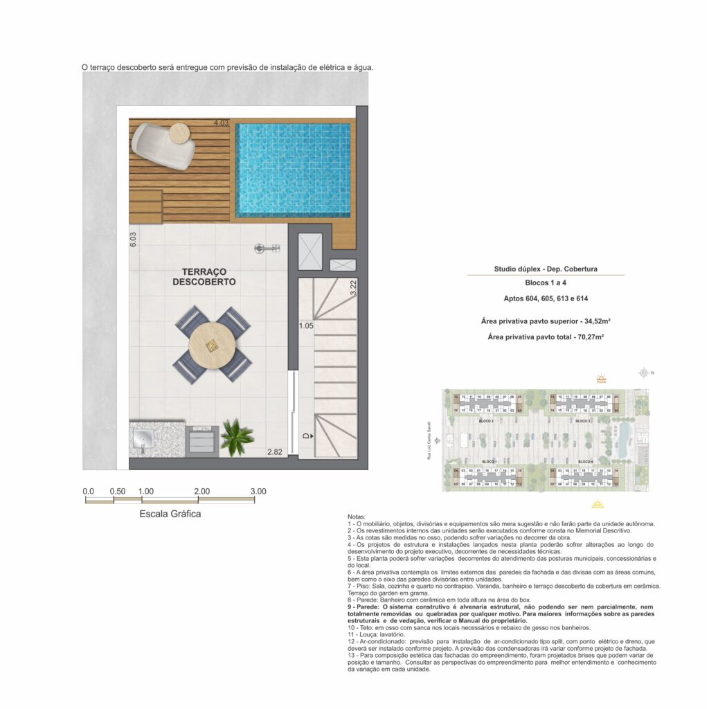 Feel Residencial — planta 3