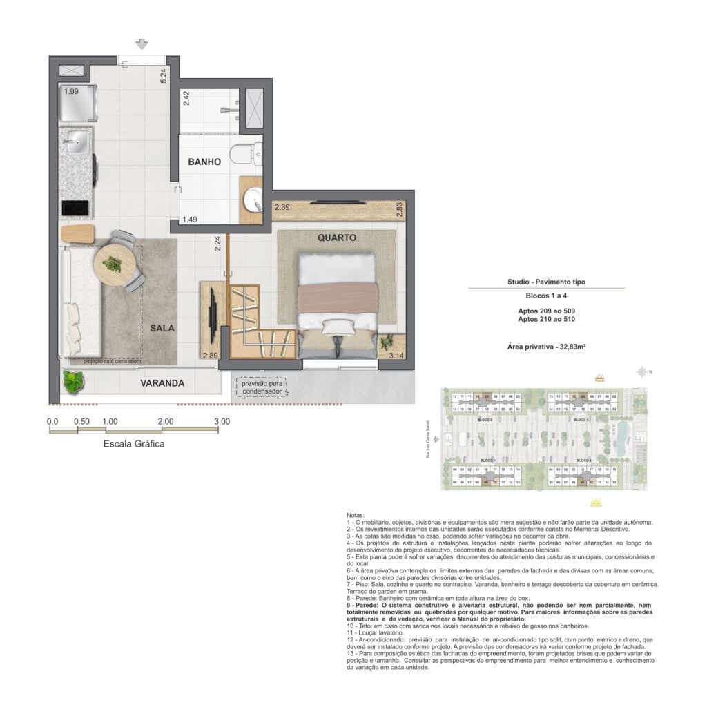 Feel Residencial — planta 9