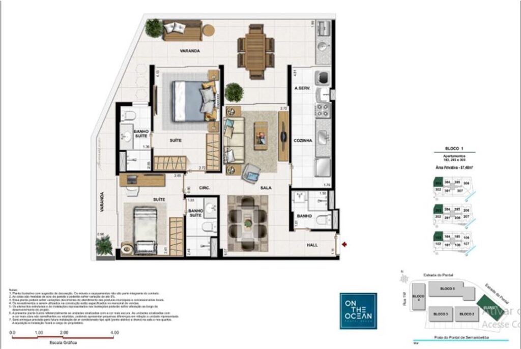 On The Ocean — planta 1