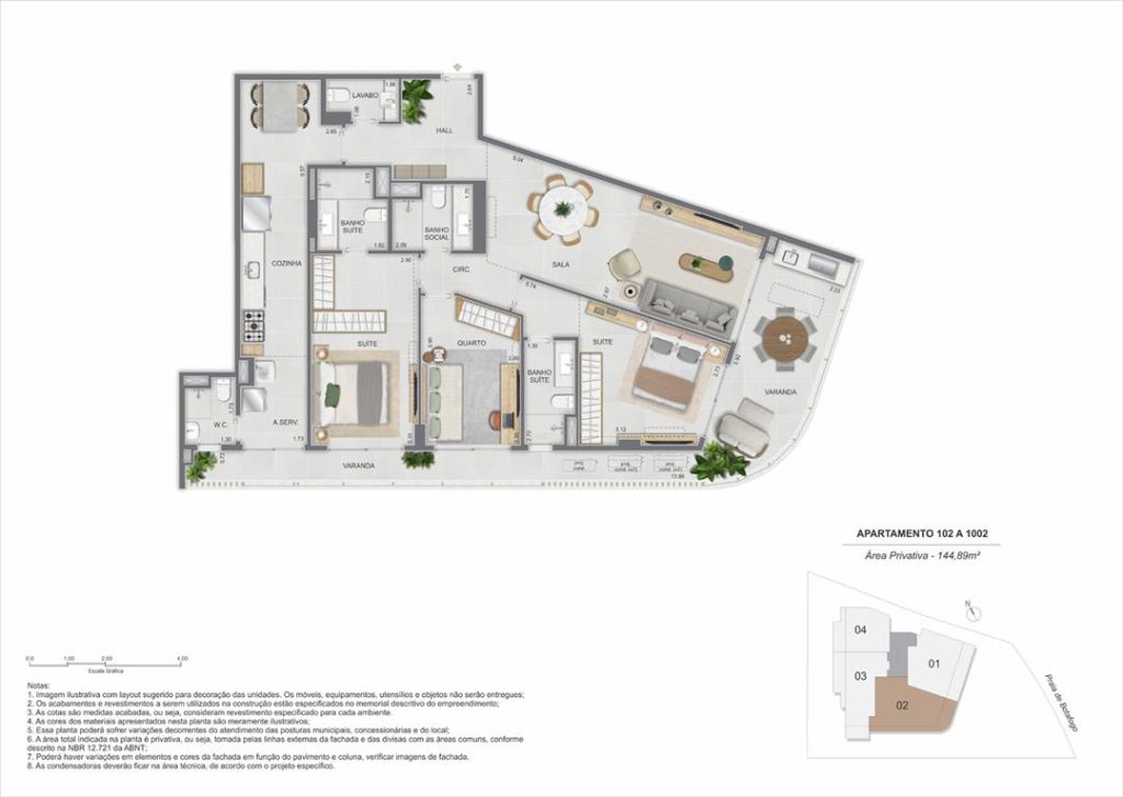 Enseada Botafogo — planta 1