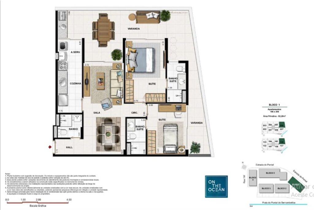 On The Ocean — planta 2