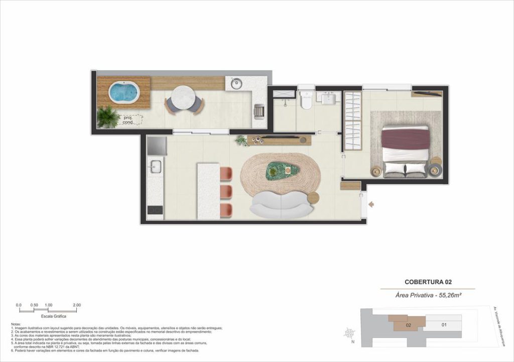 Stay 360 – Leblon — planta 4