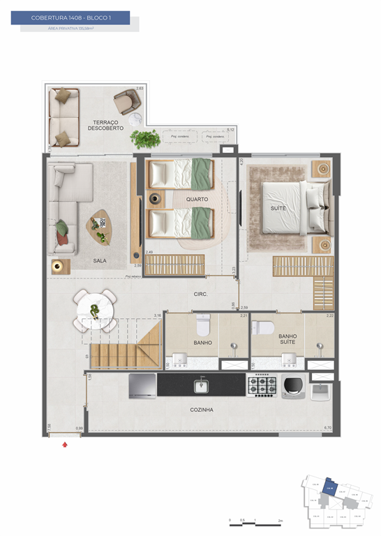 Symphony Residences — planta 2