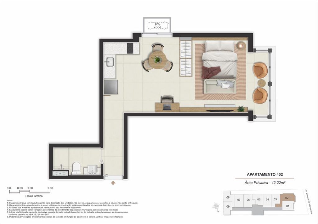 Stay 360 – Leblon — planta 7