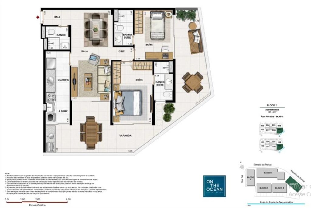 On The Ocean — planta 3
