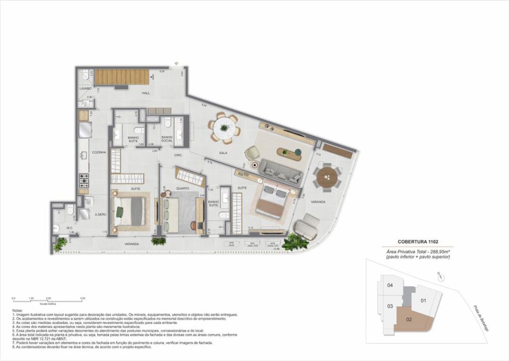 Enseada Botafogo — planta 8