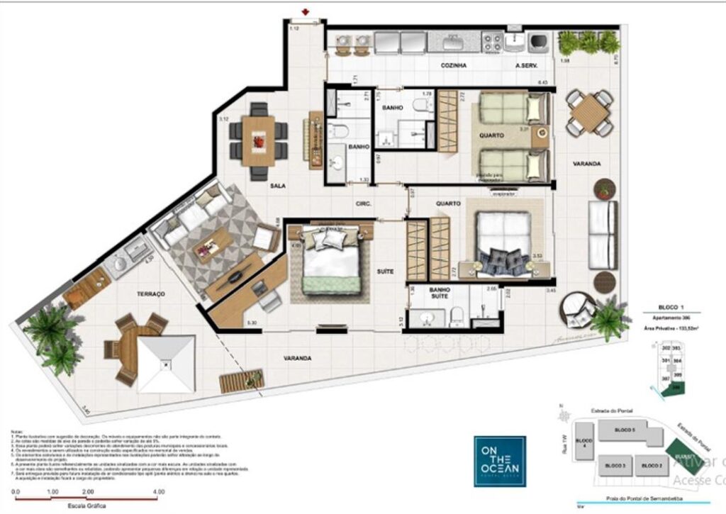 On The Ocean — planta 4