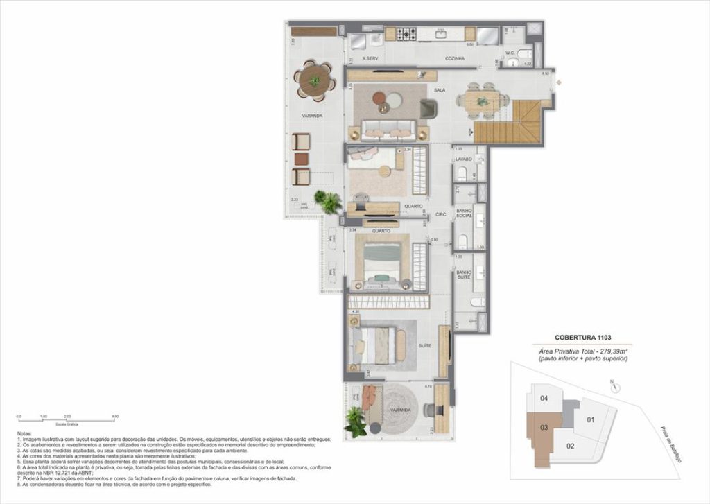 Enseada Botafogo — planta 6