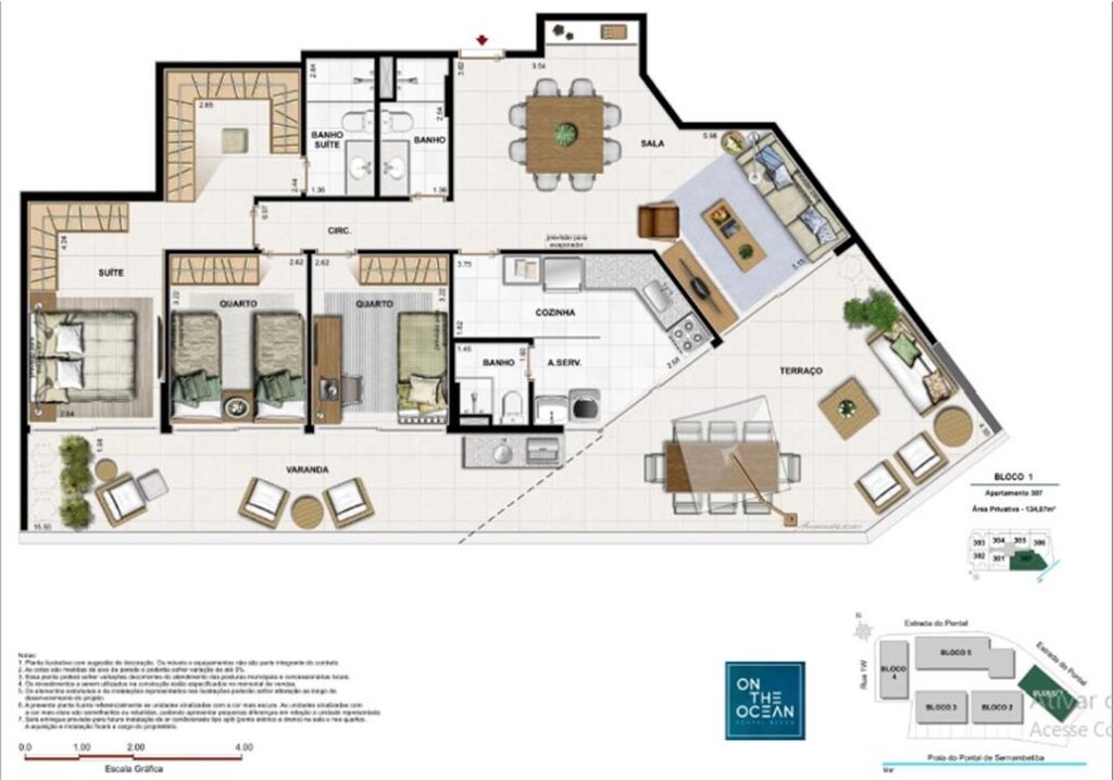 On The Ocean — planta 5