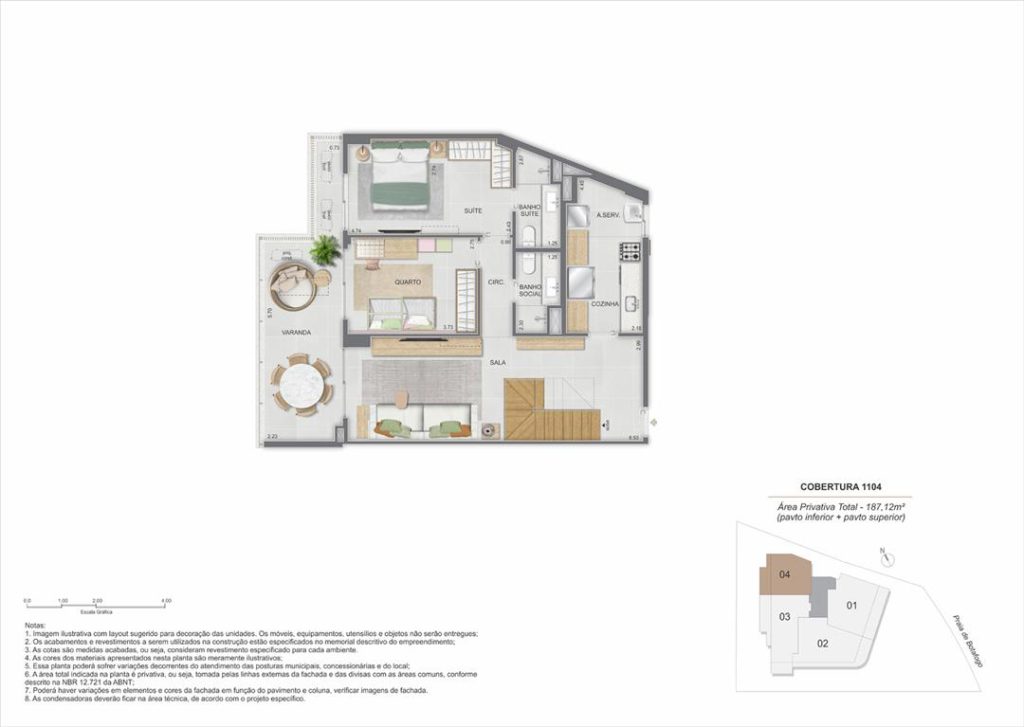 Enseada Botafogo — planta 10