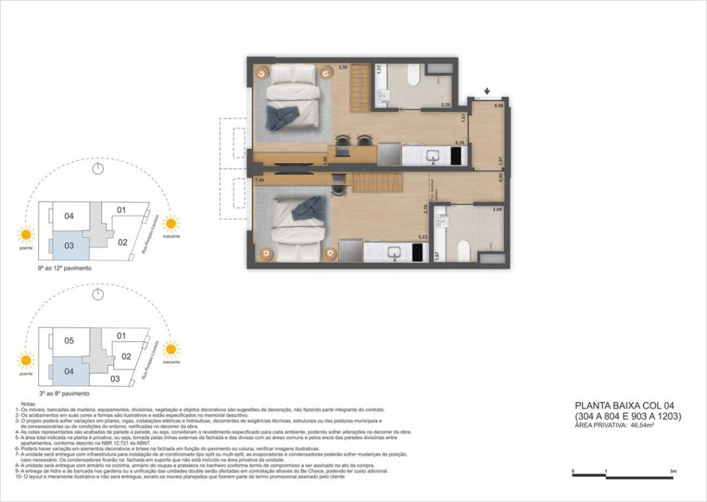 Be in Rio Pompeu Loureiro 110 — planta 5
