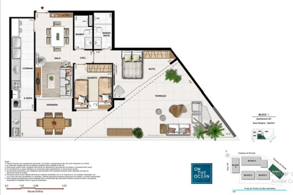 On The Ocean — planta 6