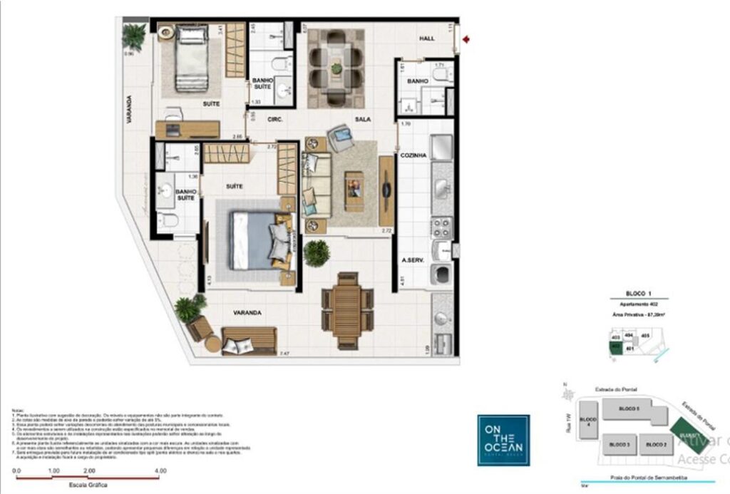 On The Ocean — planta 7