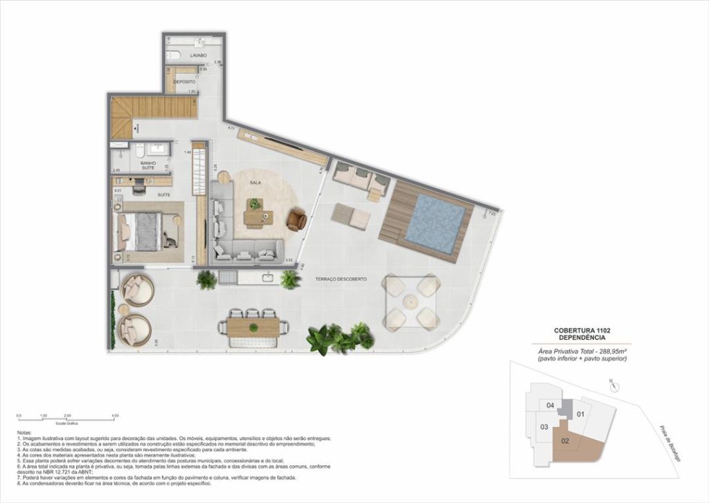 Enseada Botafogo — planta 2
