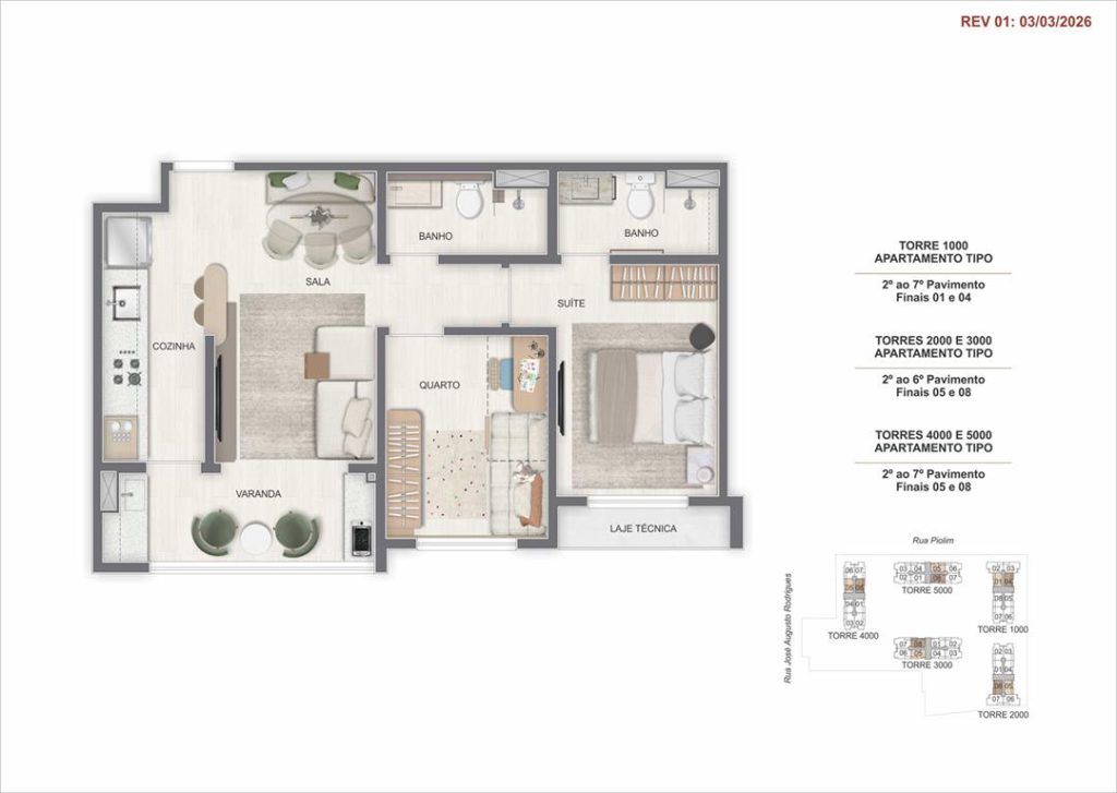 Breeze Inspire Residence — planta 6