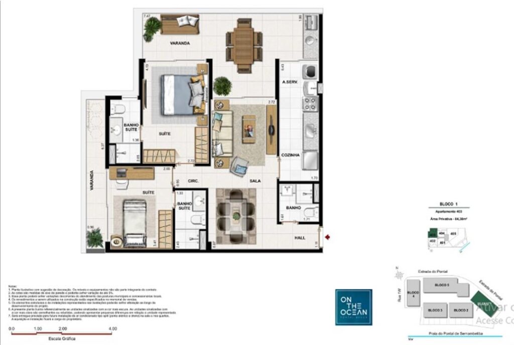On The Ocean — planta 8