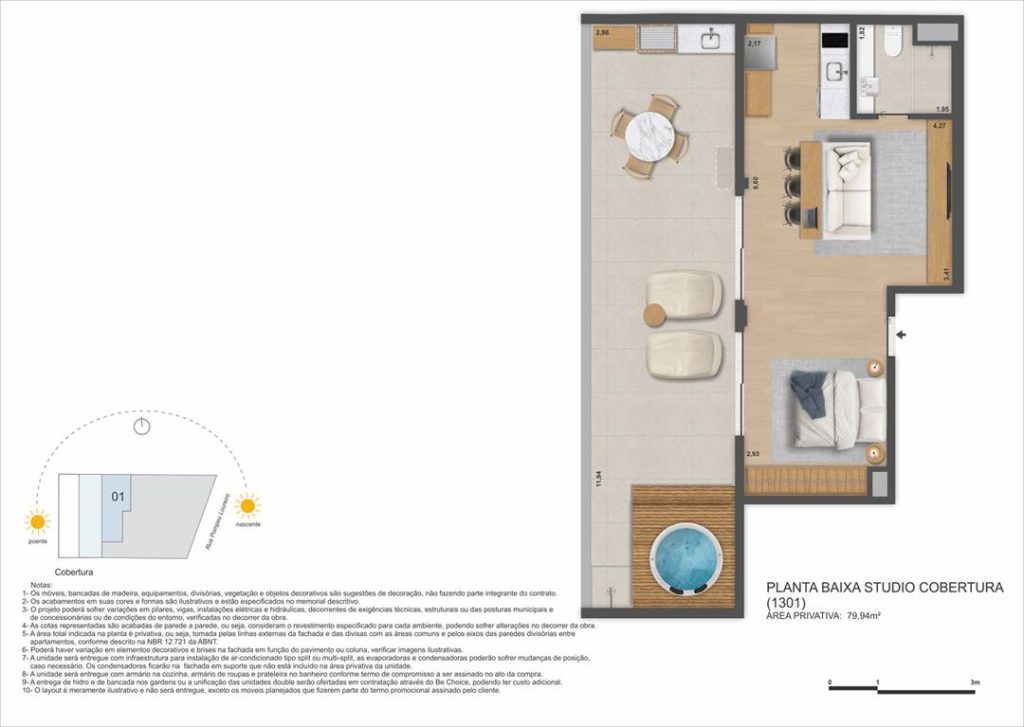 Be in Rio Pompeu Loureiro 110 — planta 10