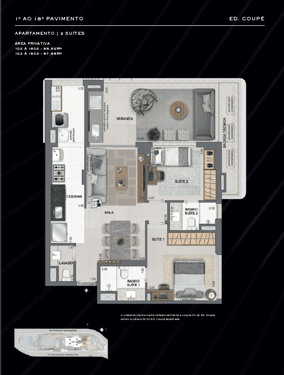 Coupe Tower — planta 8