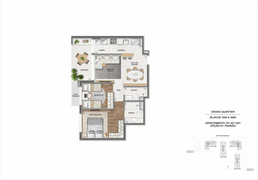 Breeze Inspire Residence — planta 1