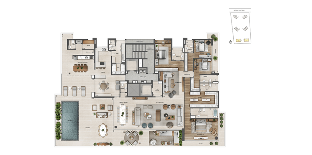 Oceana Golf Barra — planta 1