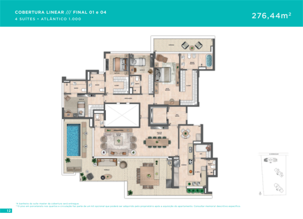 Atlantico Golf Barra — planta 10
