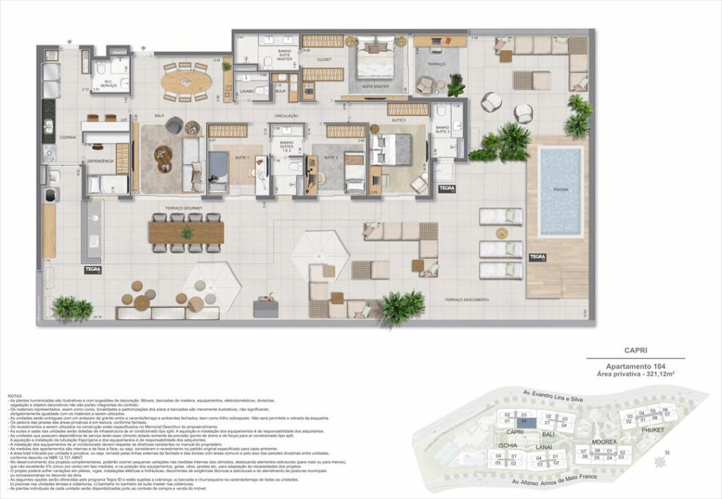 Gaea Home Resort — planta 3