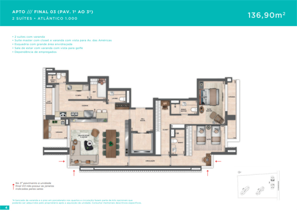 Atlantico Golf Barra — planta 2