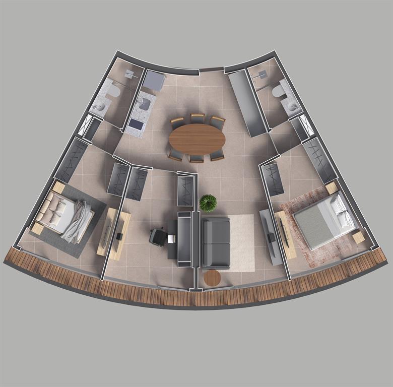 Niemeyer 360 Residences — planta 1