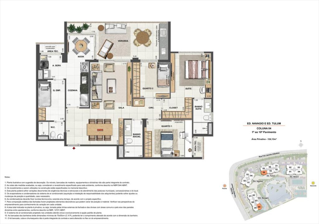 Orygem Acqua Home — planta 3