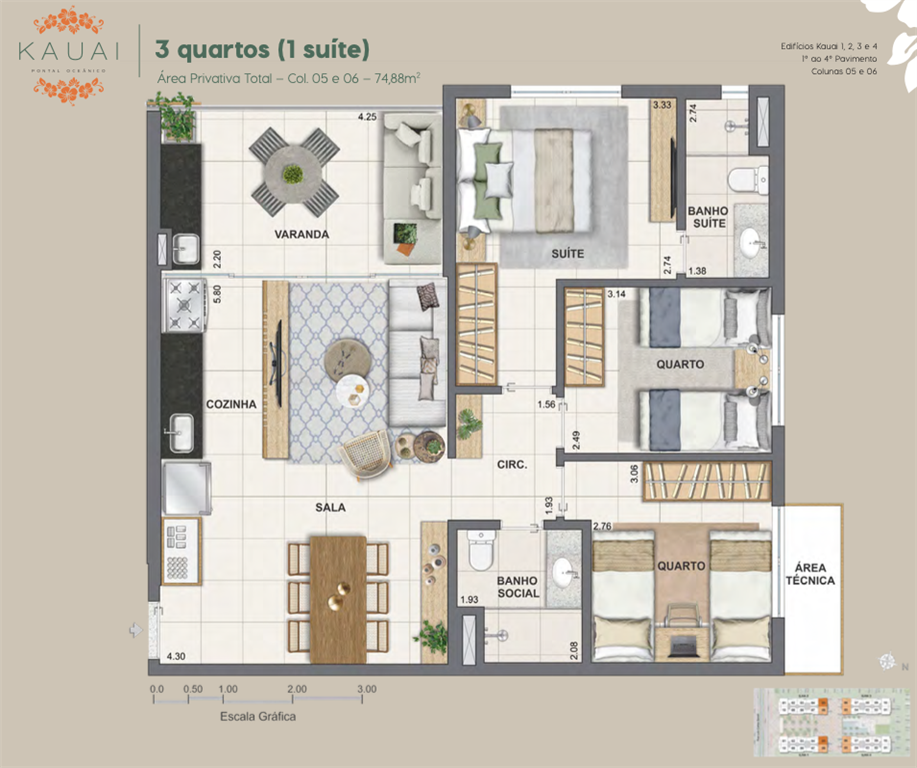 Kauai Pontal Oceânico — planta 8