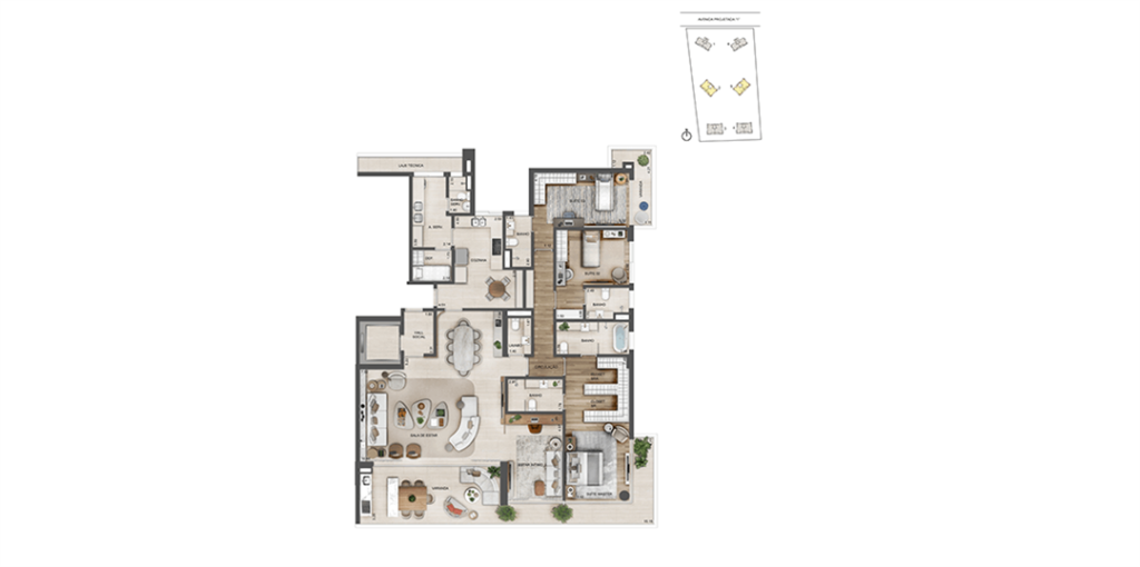 Oceana Golf Barra — planta 3