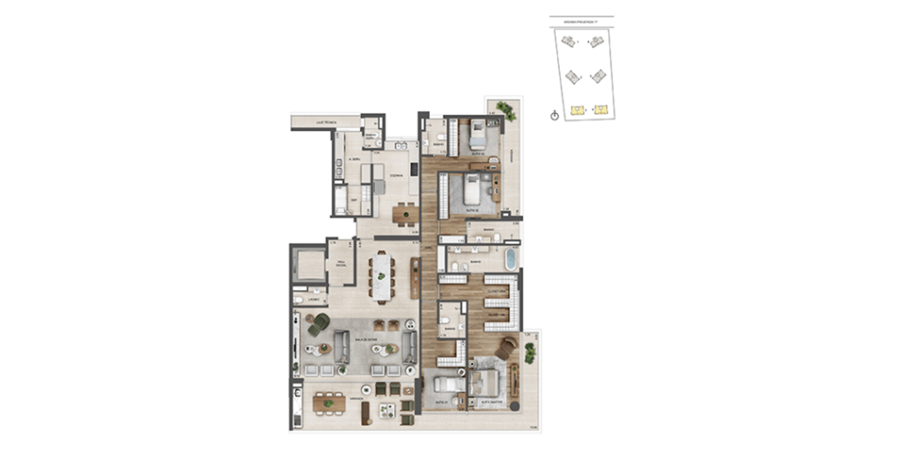 Oceana Golf Barra — planta 8