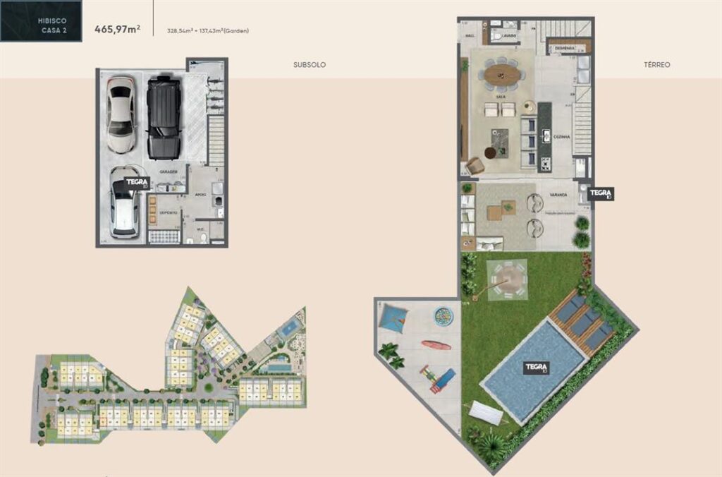 Claris Casa e Clube — planta 3