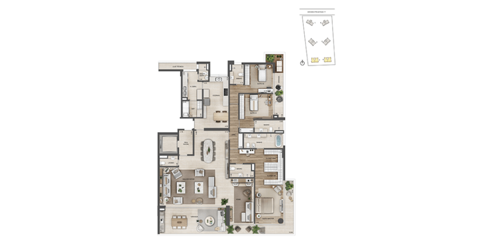 Oceana Golf Barra — planta 9