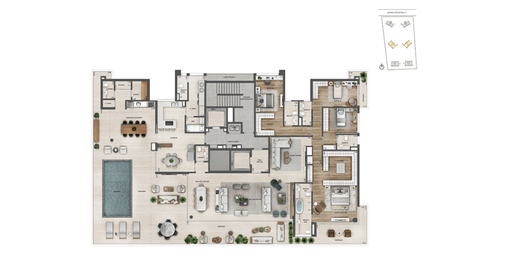 Oceana Golf Barra — planta 4