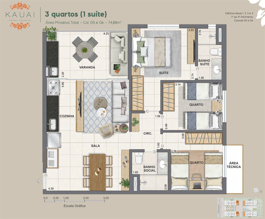 Kauai Pontal Oceânico — planta 7