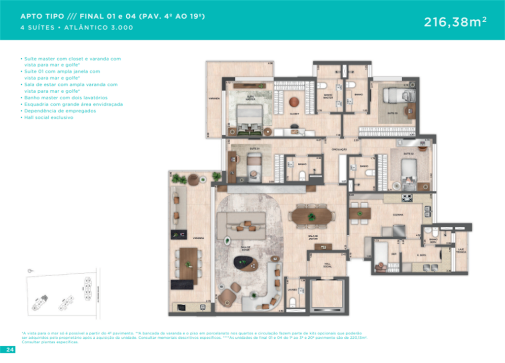 Atlantico Golf Barra — planta 5