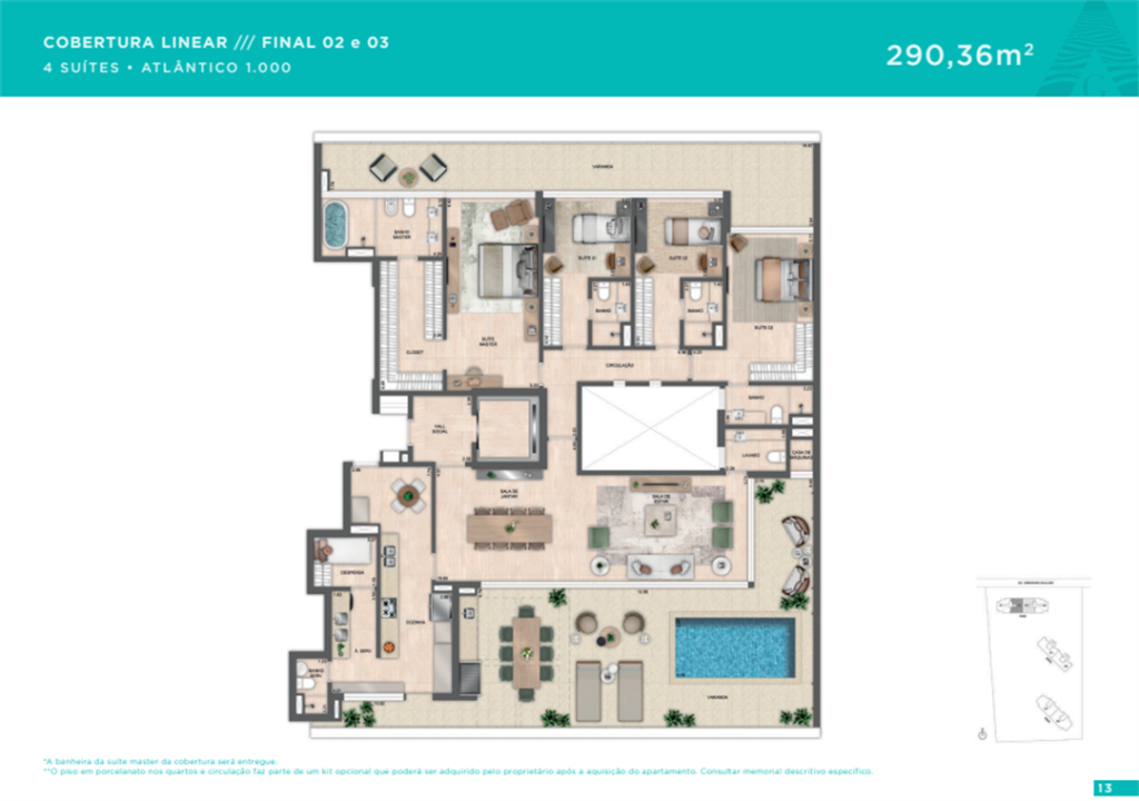 Atlantico Golf Barra — planta 9