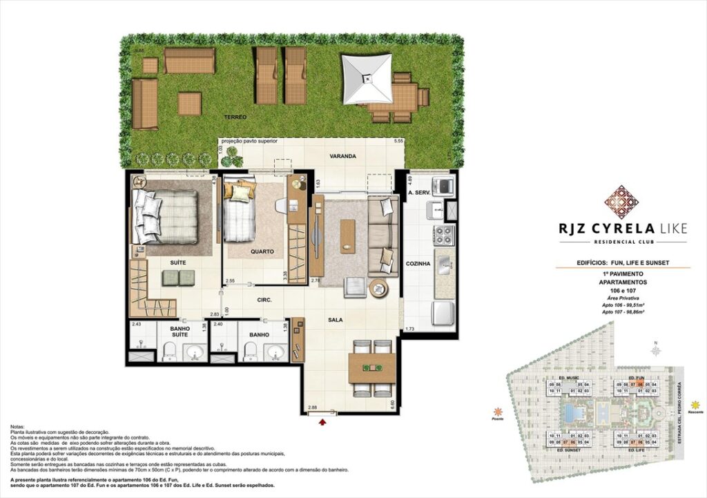 Like Residencial — planta 1