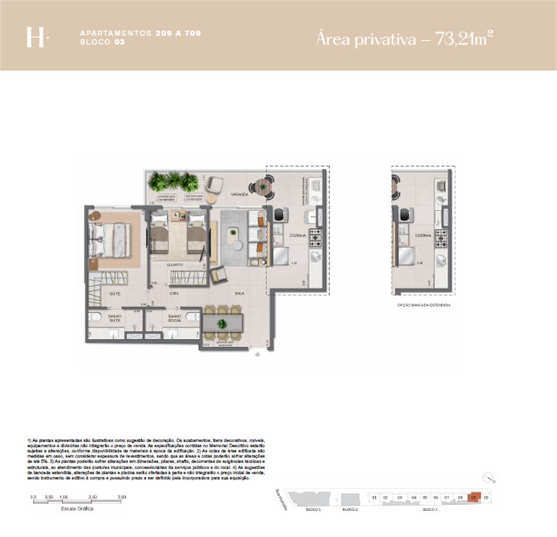 Hum Residencial Humaitá — planta 1