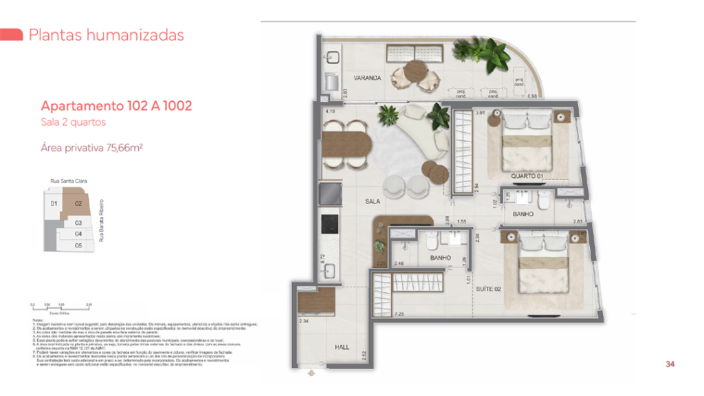 Lis Smart Living Copacabana — planta 1