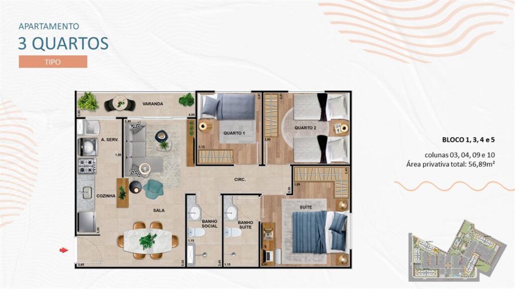 Vibe Sunset — planta 1