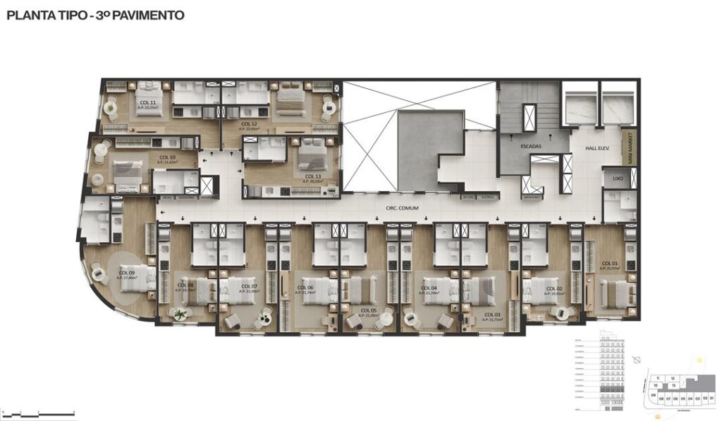 Lumière Studios Boutique Centro — planta 1