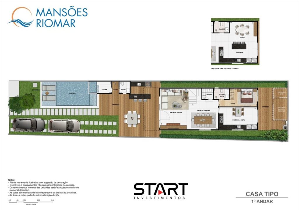 Mansões Rio Mar Barra da Tijuca — planta 6