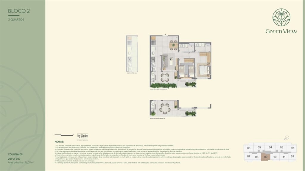 Green View Extra Barra — planta 10