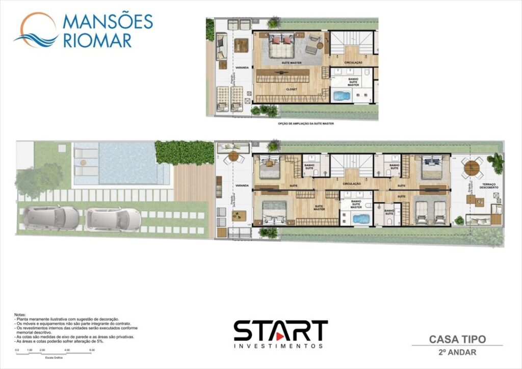Mansões Rio Mar Barra da Tijuca — planta 2
