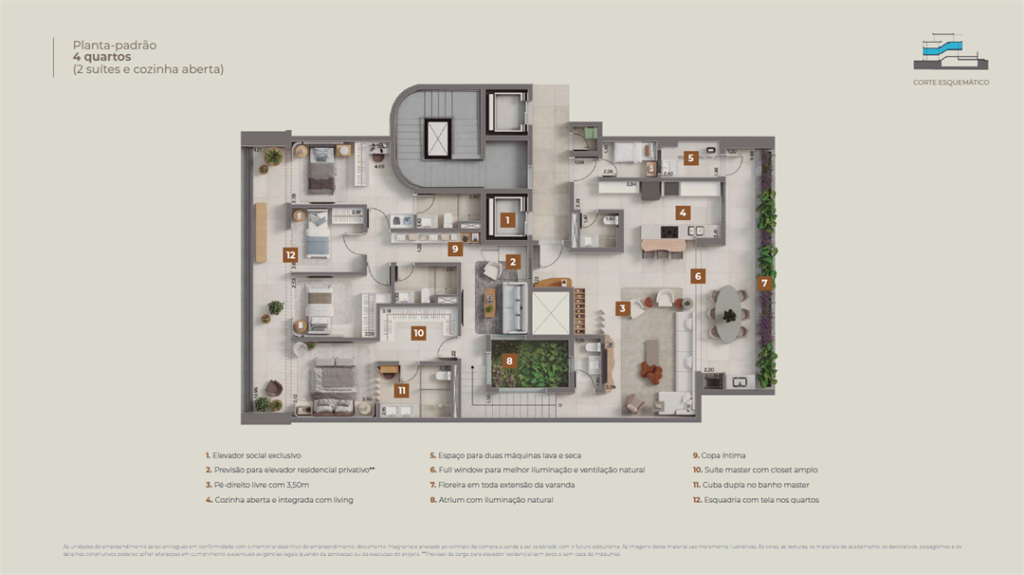 Insigna Peninsula — planta 3