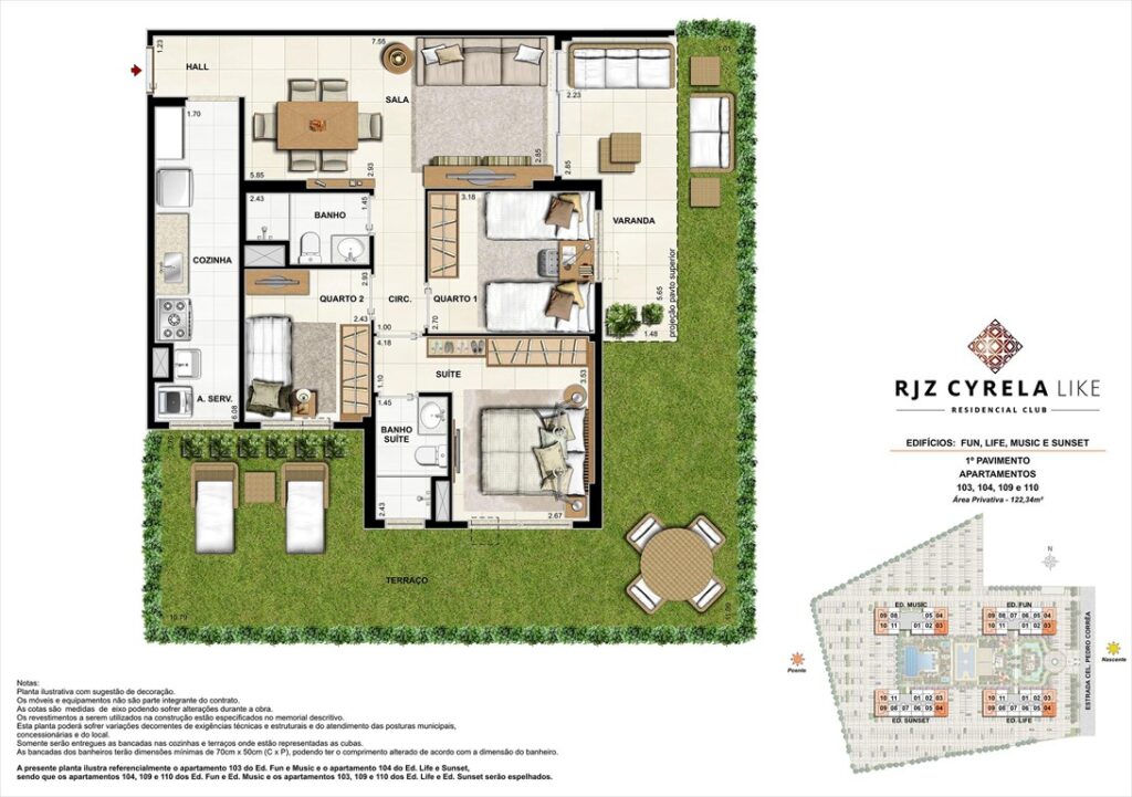 Like Residencial — planta 2
