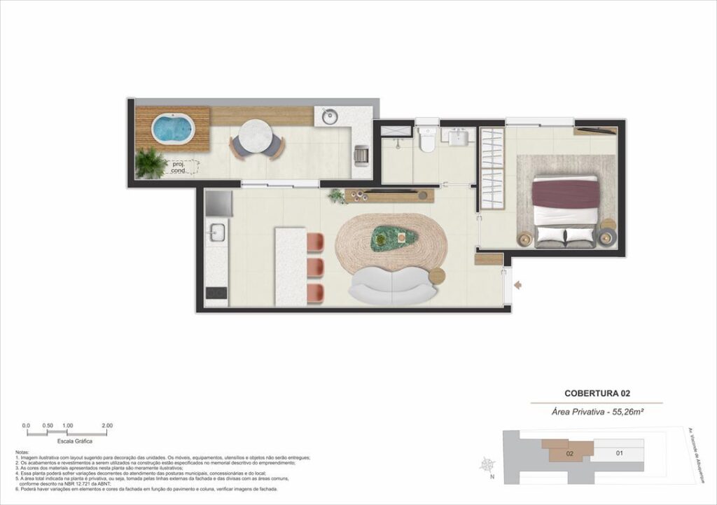 Stay 360 – Leblon — planta 4