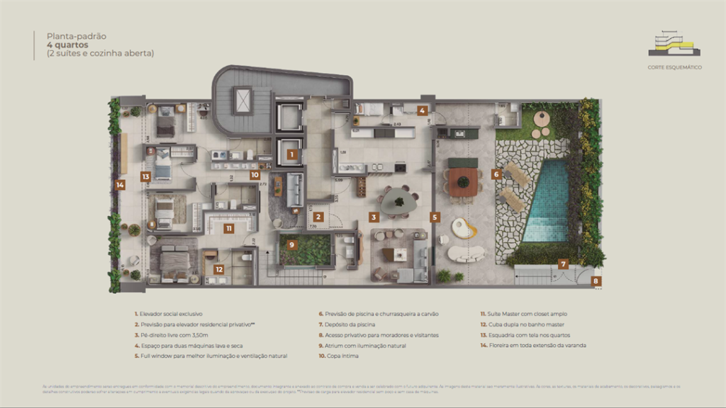 Insigna Peninsula — planta 2